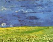 文森特 威廉 梵高 : 乌云密布下的麦田